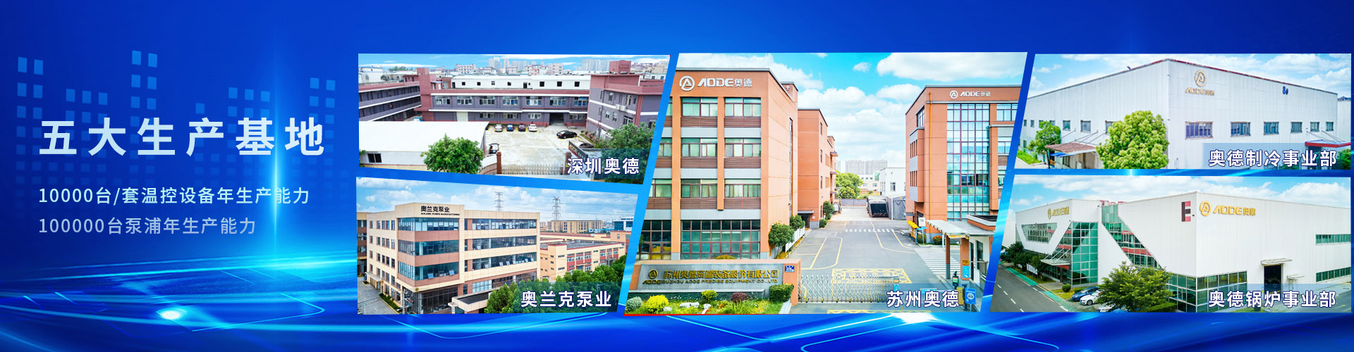 深圳市奧德機械有限公司五大生産基地-專注高端工業溫度控制